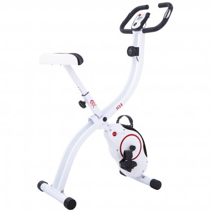 Magnetic 8/ Resistance Levels Plus Belt Drive and Collapsible AsVIVA Ergometer Exercise Bike H14/ and xBike with 5kg Flywheel